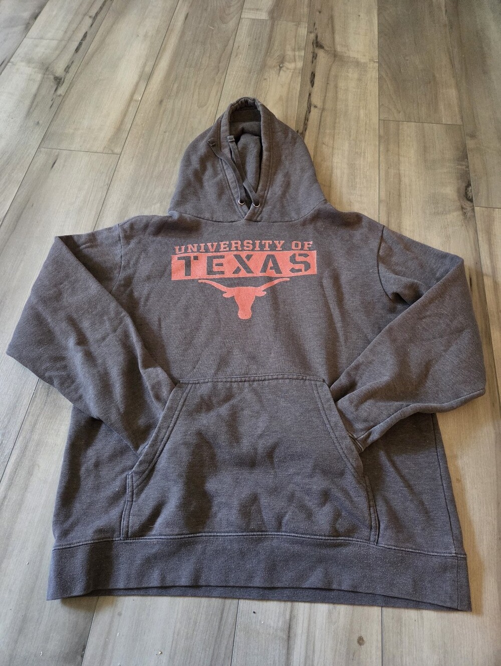 Fanatics Gray Men's Crewneck Sweatshirt with Orange Texas Logo